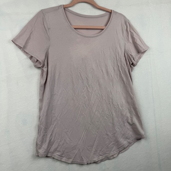 Lululemon Swiftly Tech Lavender Relaxed Fit Short Sleeve Top T Shirt Womens - Picture 1 of 6